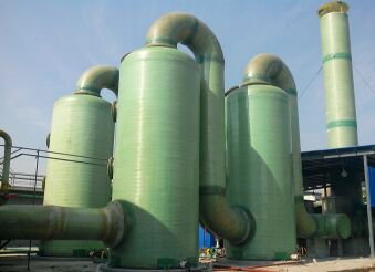 玻璃鋼脫硫塔在技術上的先進性及施工的注意事項 玻璃鋼脫硫塔